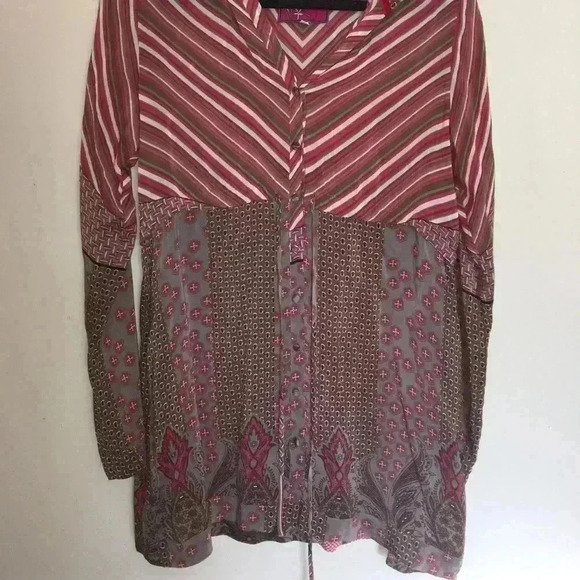 Johnny Was Long Sleeve Top - Picture 2 of 7